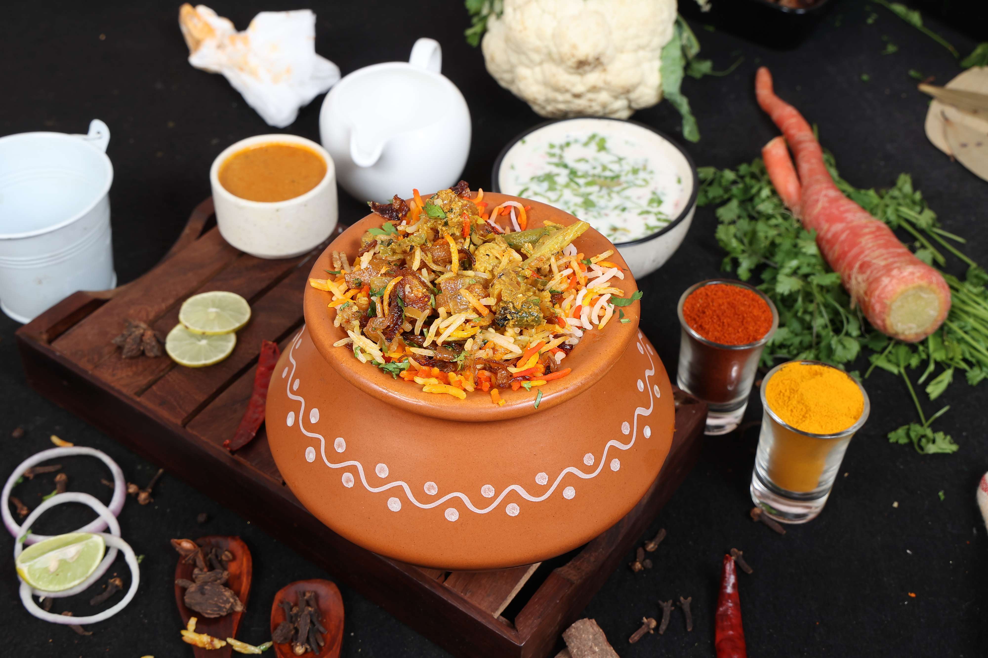 Veg Dum Biryani Handi