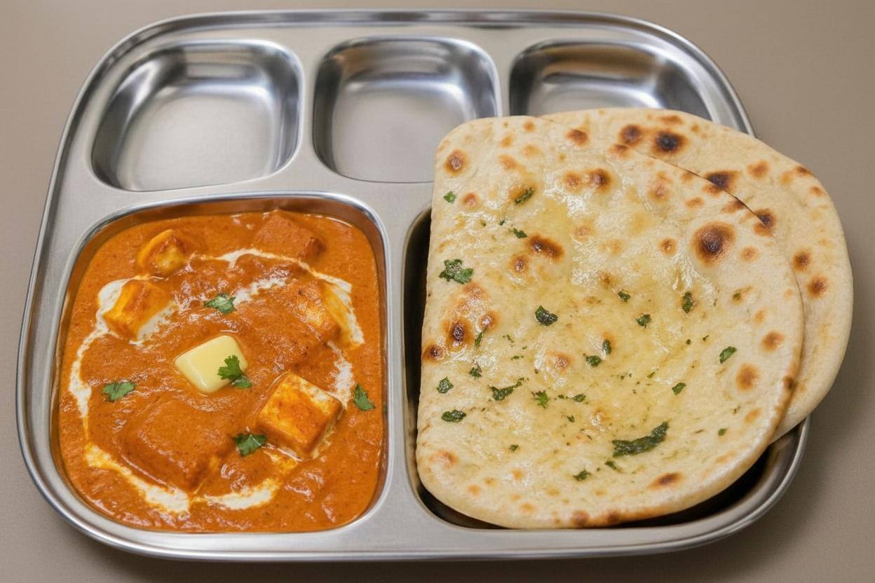 Paneer Butter Masala + 2 Butter Naan