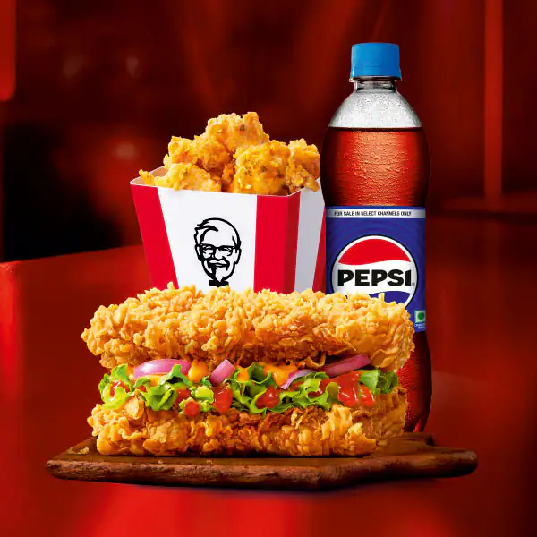 Double Down + 1 Reg Popcorn + Pepsi PET