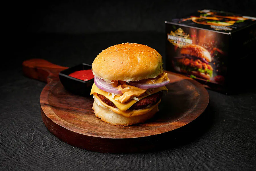 Volcano Cheese Burger