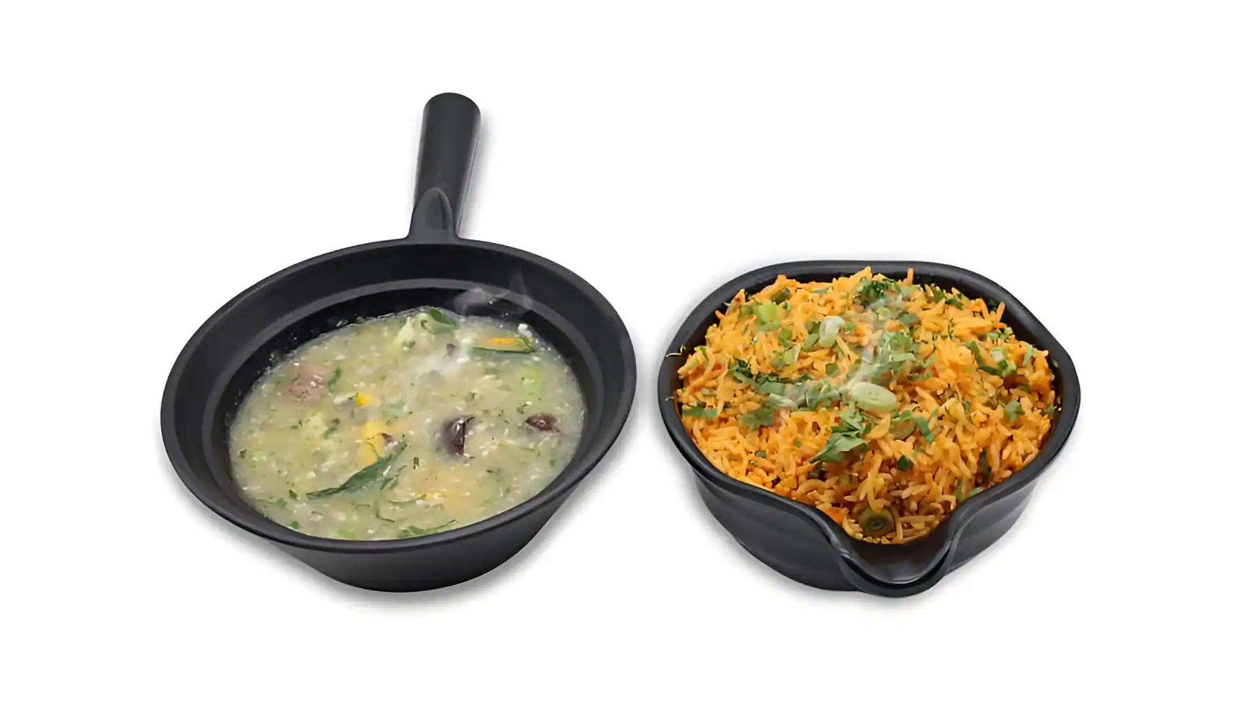Veg Garlic Coriander Pot Rice