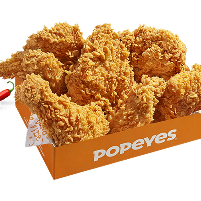 popeyes fried chicken bucket