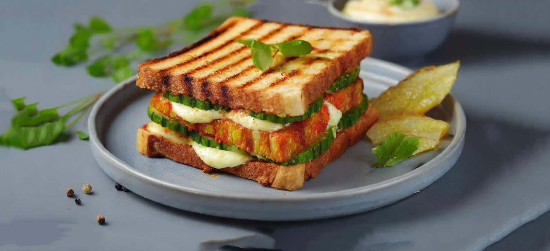 Paneer Grilled Sandwich