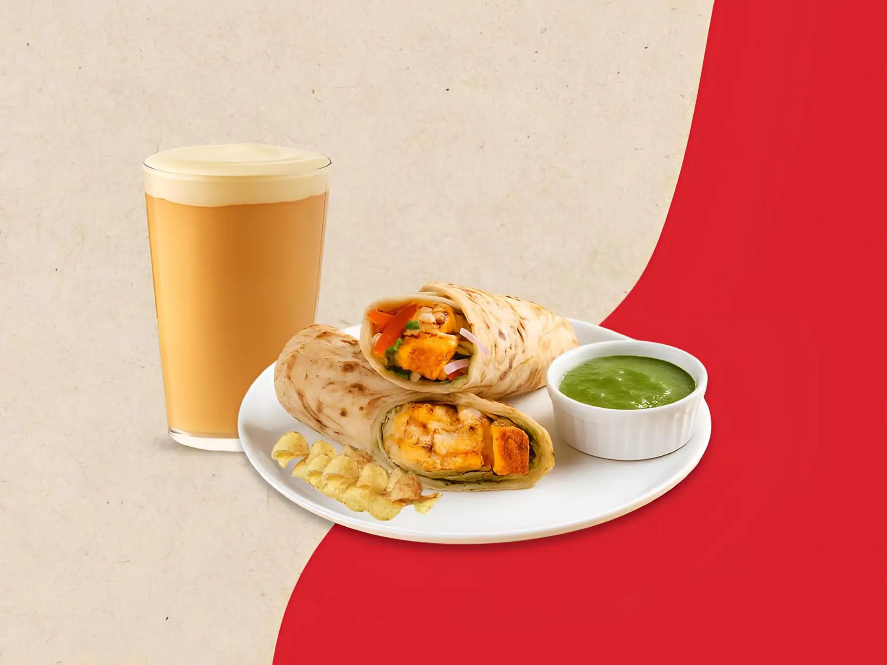 Cold Coffee (S) + Choice Of Wrap