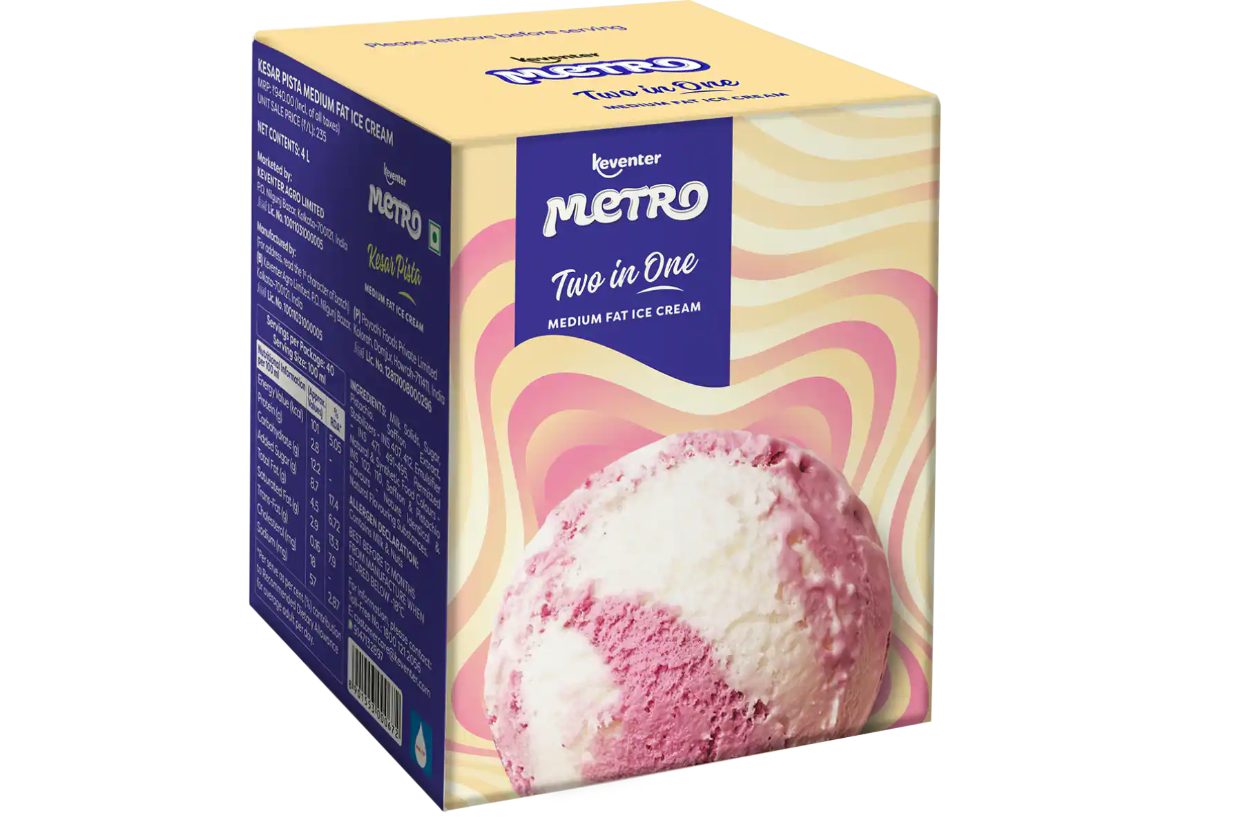 Keventer Metro Ice Cream - Since 1999