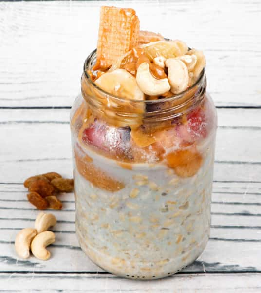 Peachy Blinders Overnight Oats