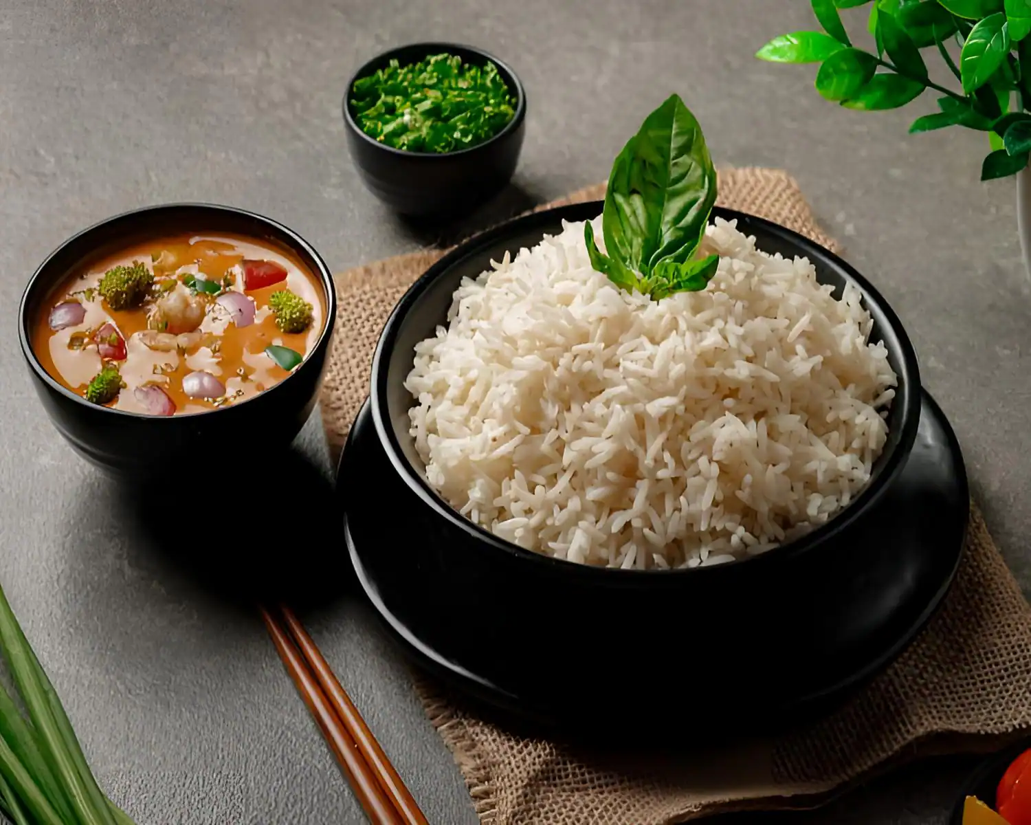 Prawns Thai Curry Red - Served With Steam Rice