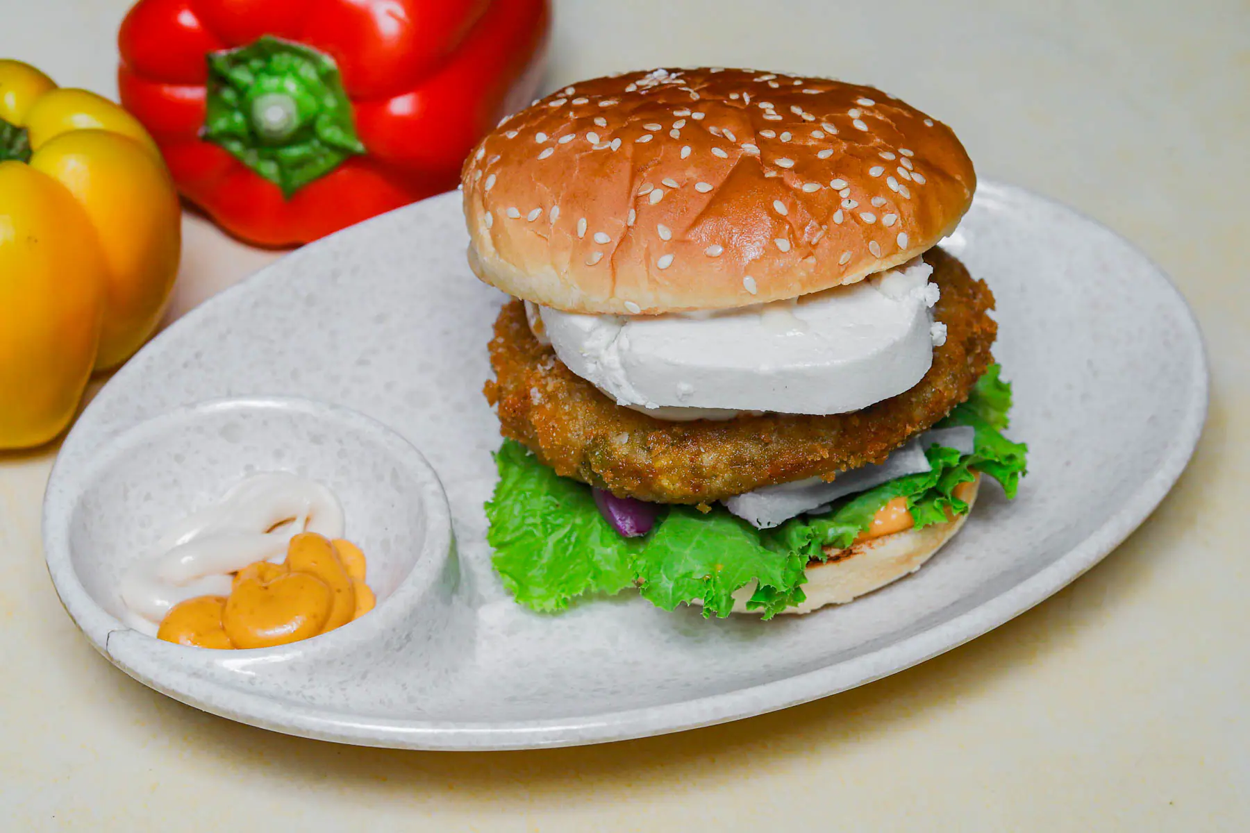 Makhani Paneer Burger