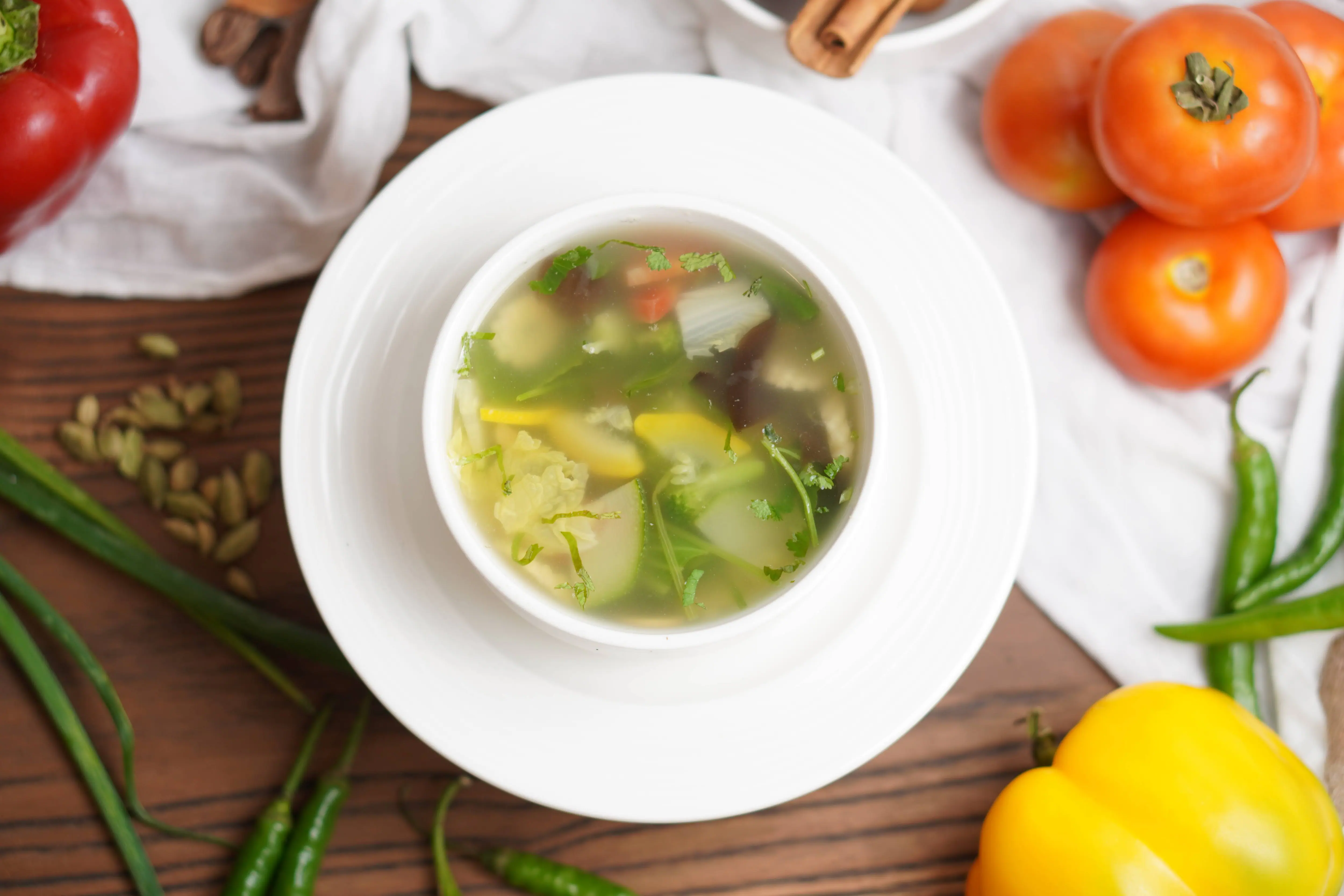 Veg Lemon Coriander Soup