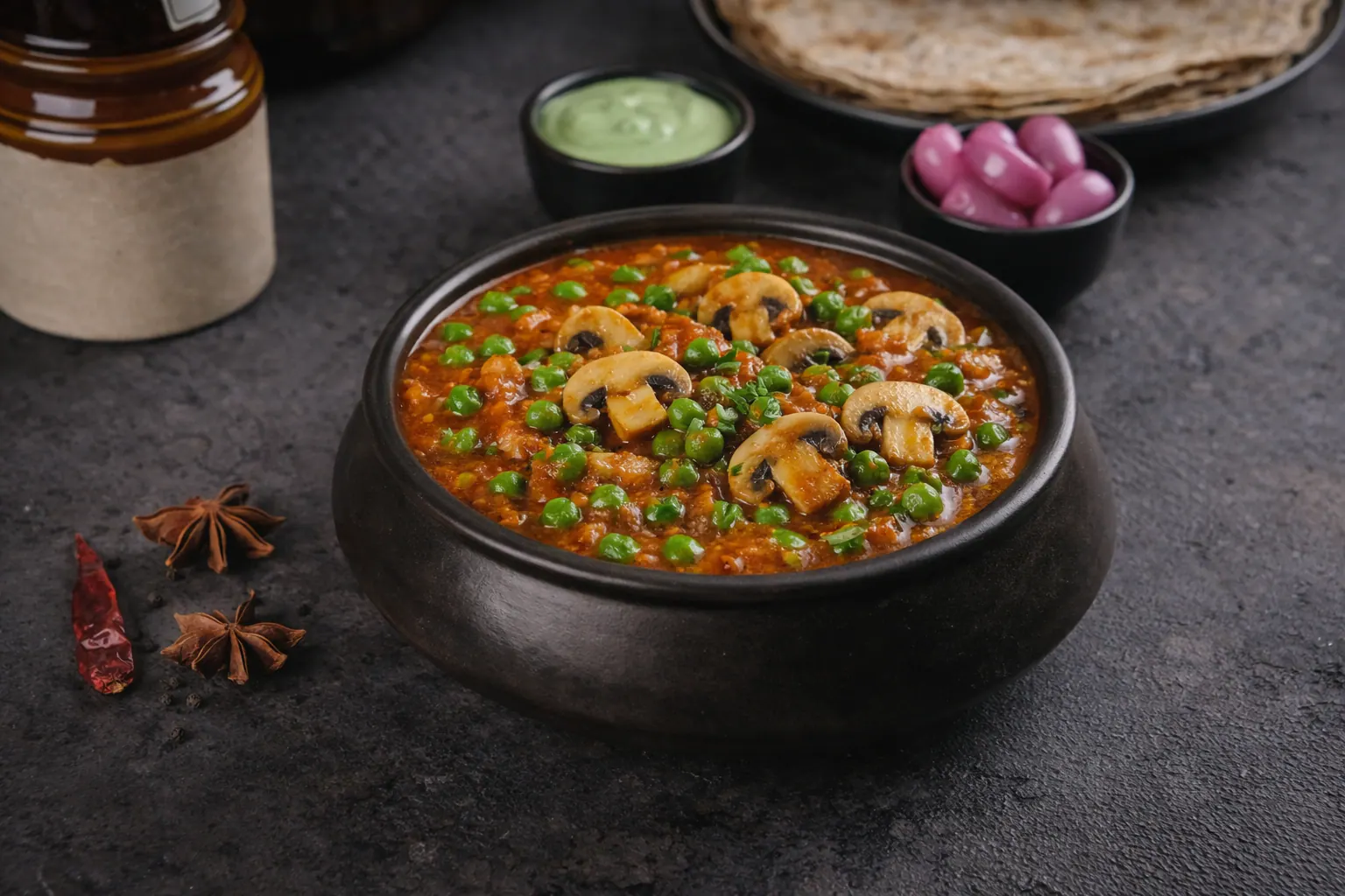 Matar Mushroom Gravy