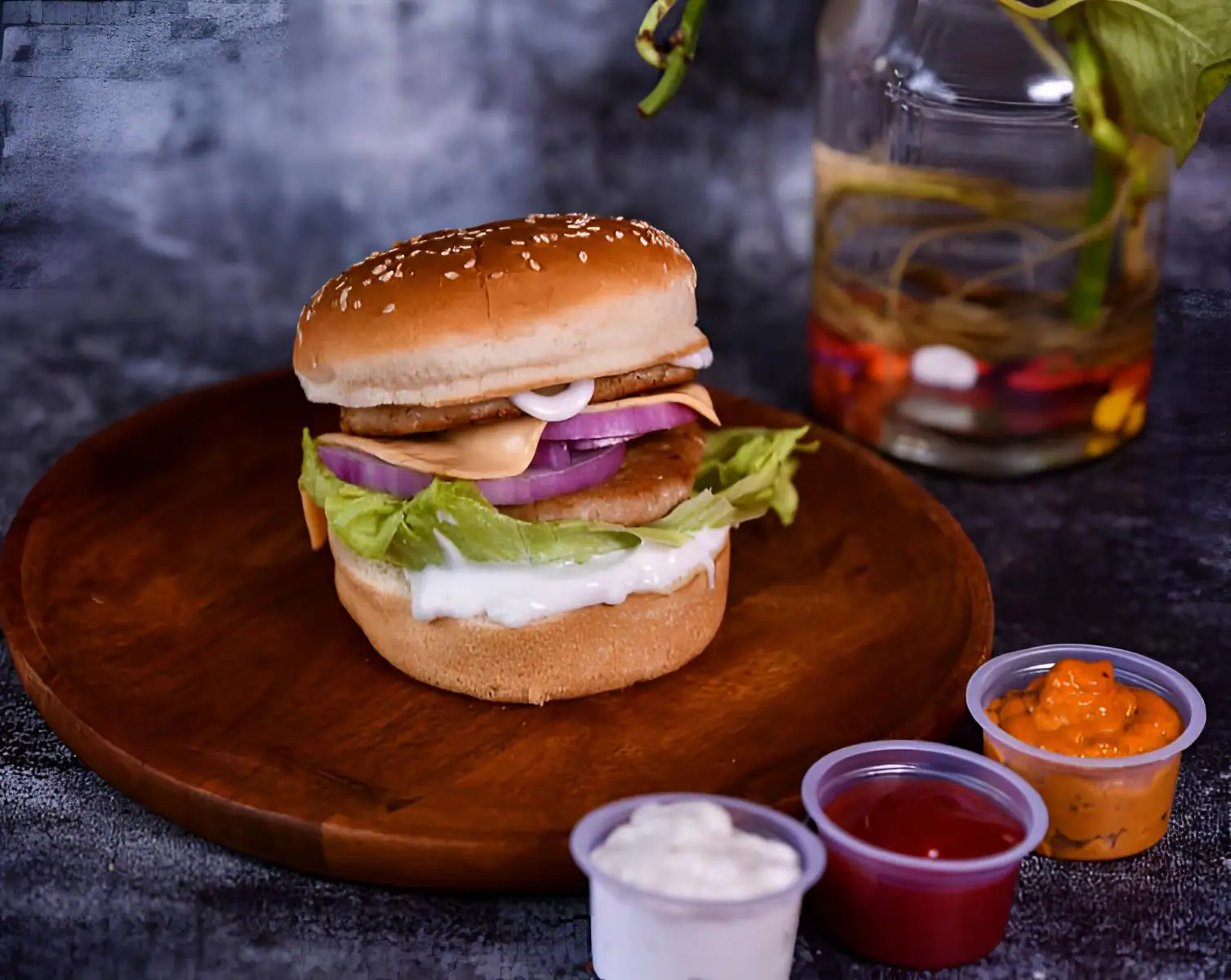 Grilled Chicken Burger.