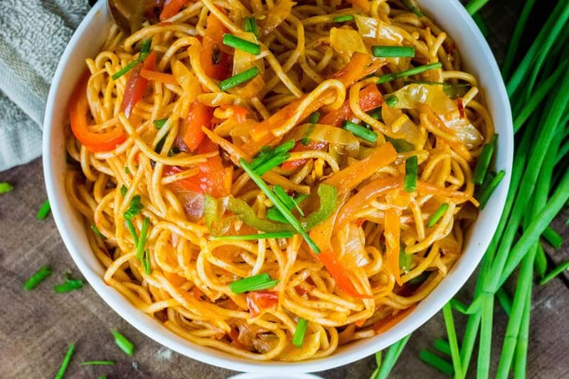 Egg Chicken Chilli Garlic Noodles