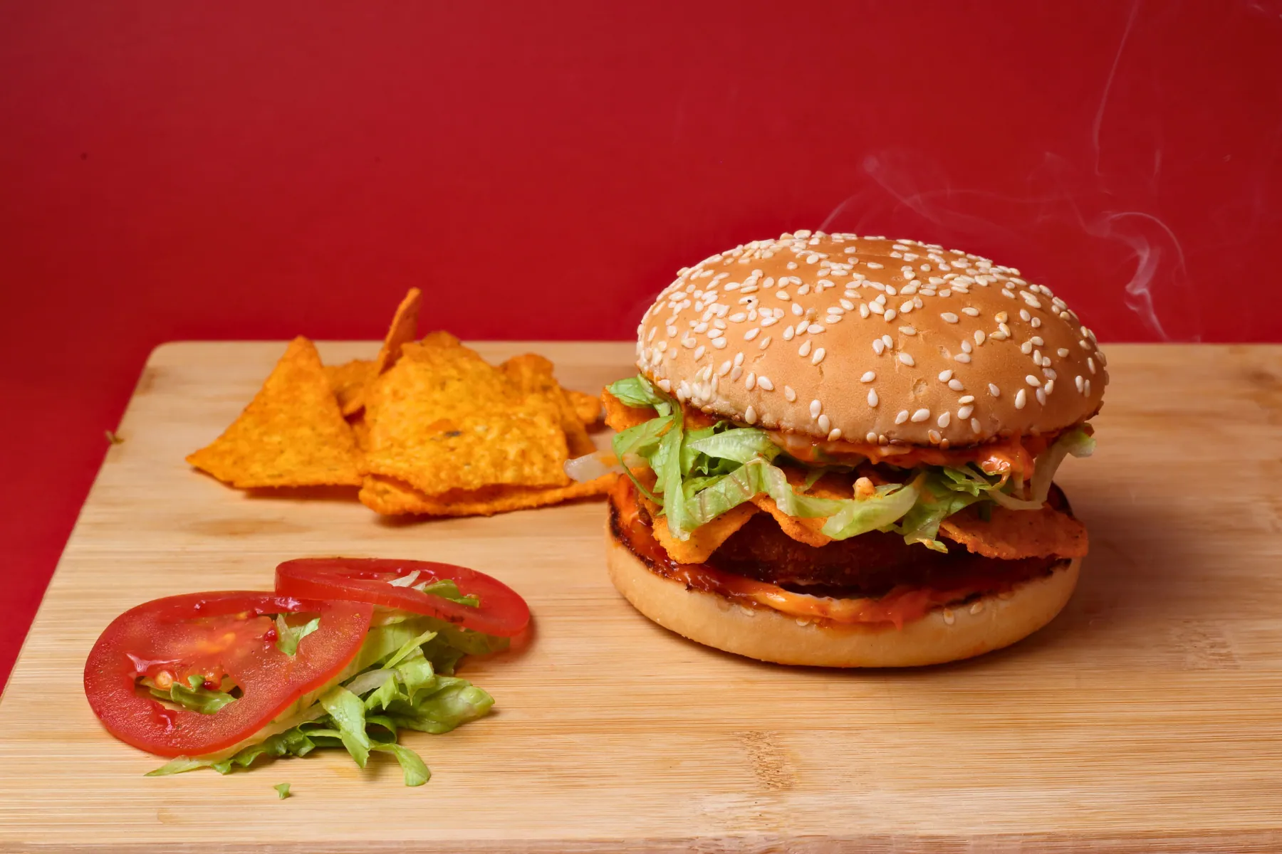 Peri Peri Nachos Burger