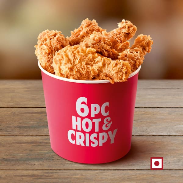 Hot & Crispy Chicken - 6 Pcs