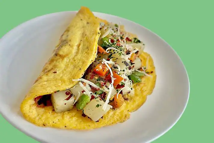 Potato Chili & Coriander Omelette