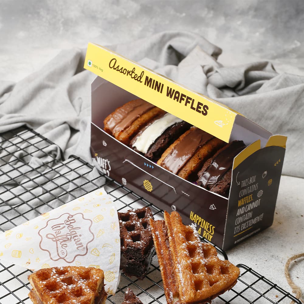 mini waffle belgian waffle
