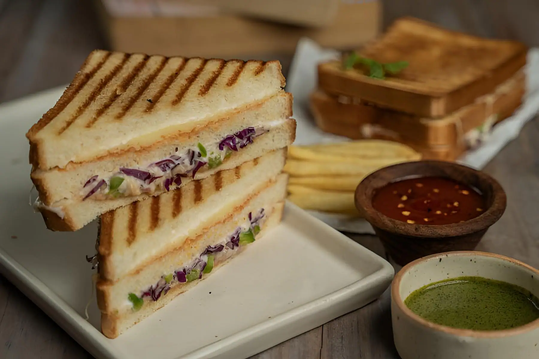 Veg Cheese Grilled Sandwich
