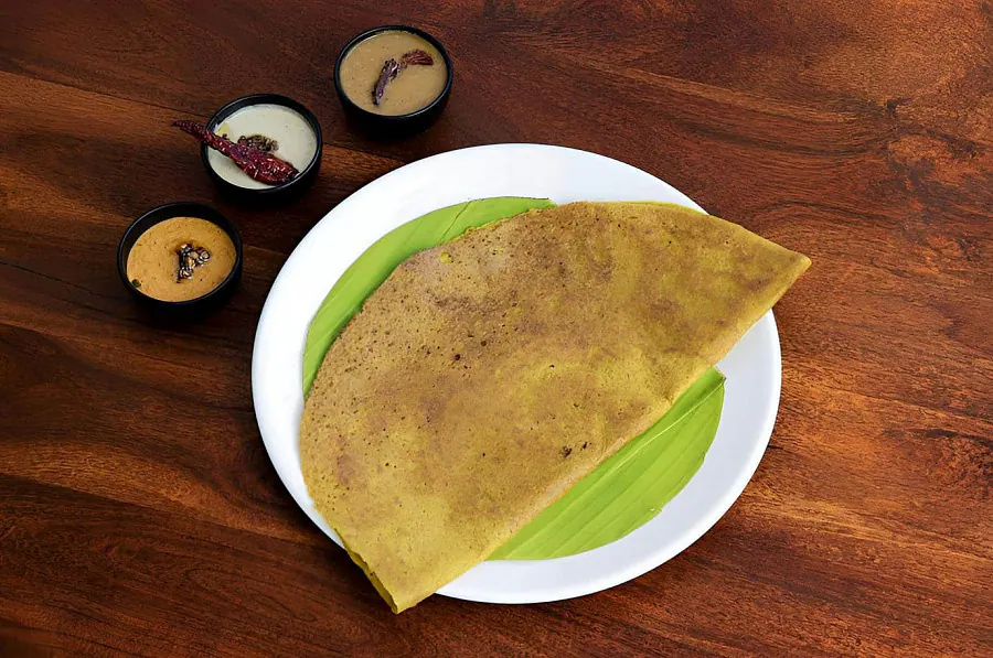 Ghee Garlic Roast Sada Dosa