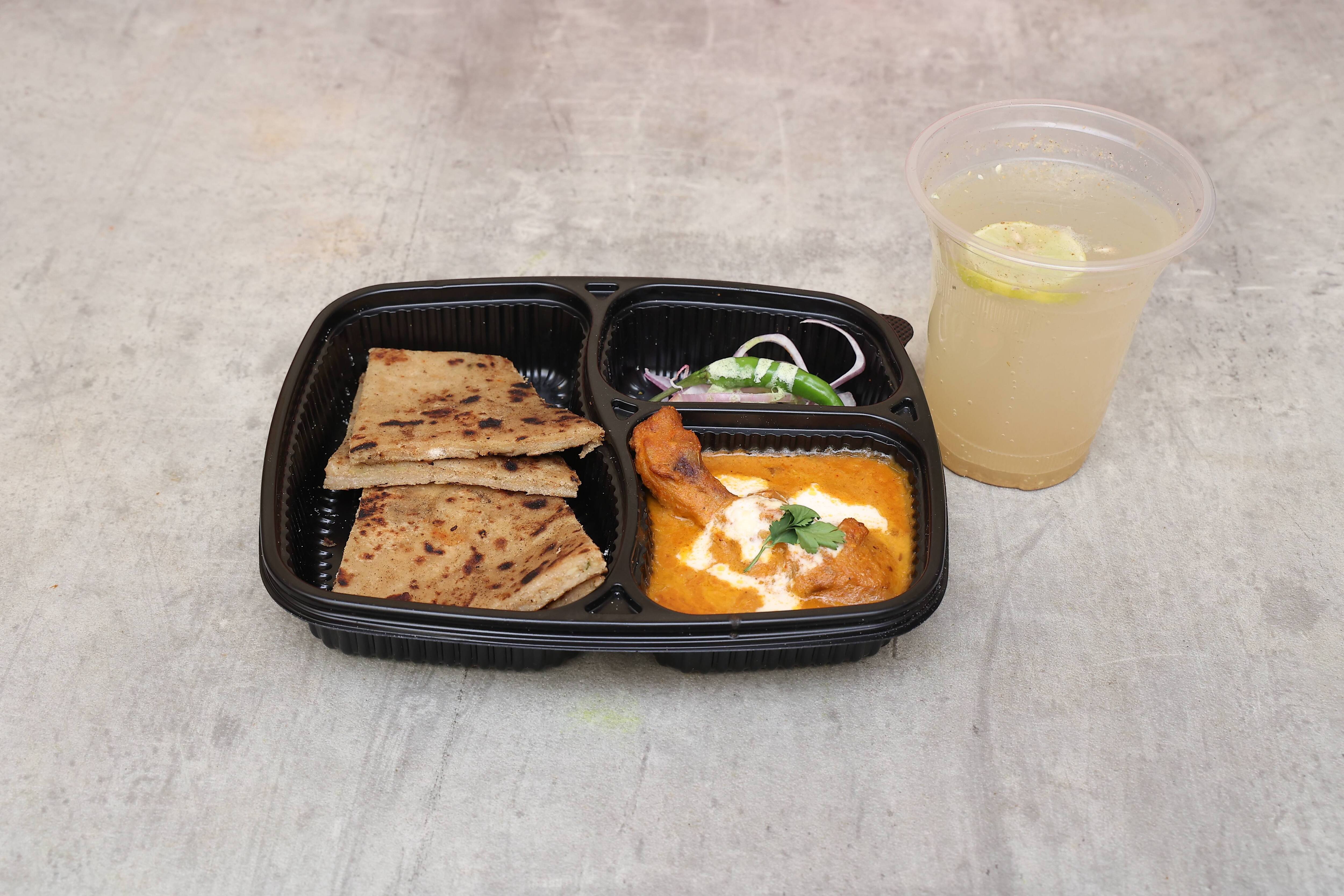 Chicken Stuffed Kulcha