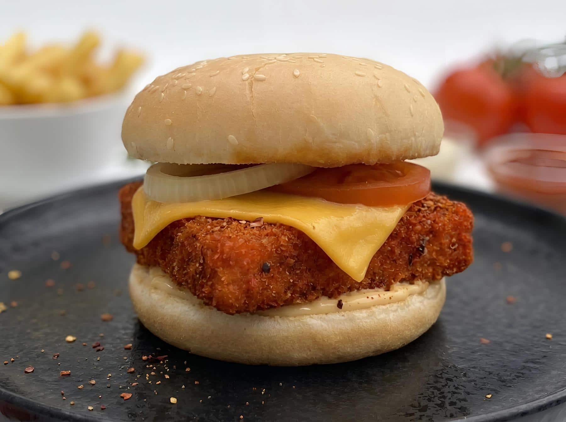 Peri Peri Paneer Cheese Burger in Sirsa