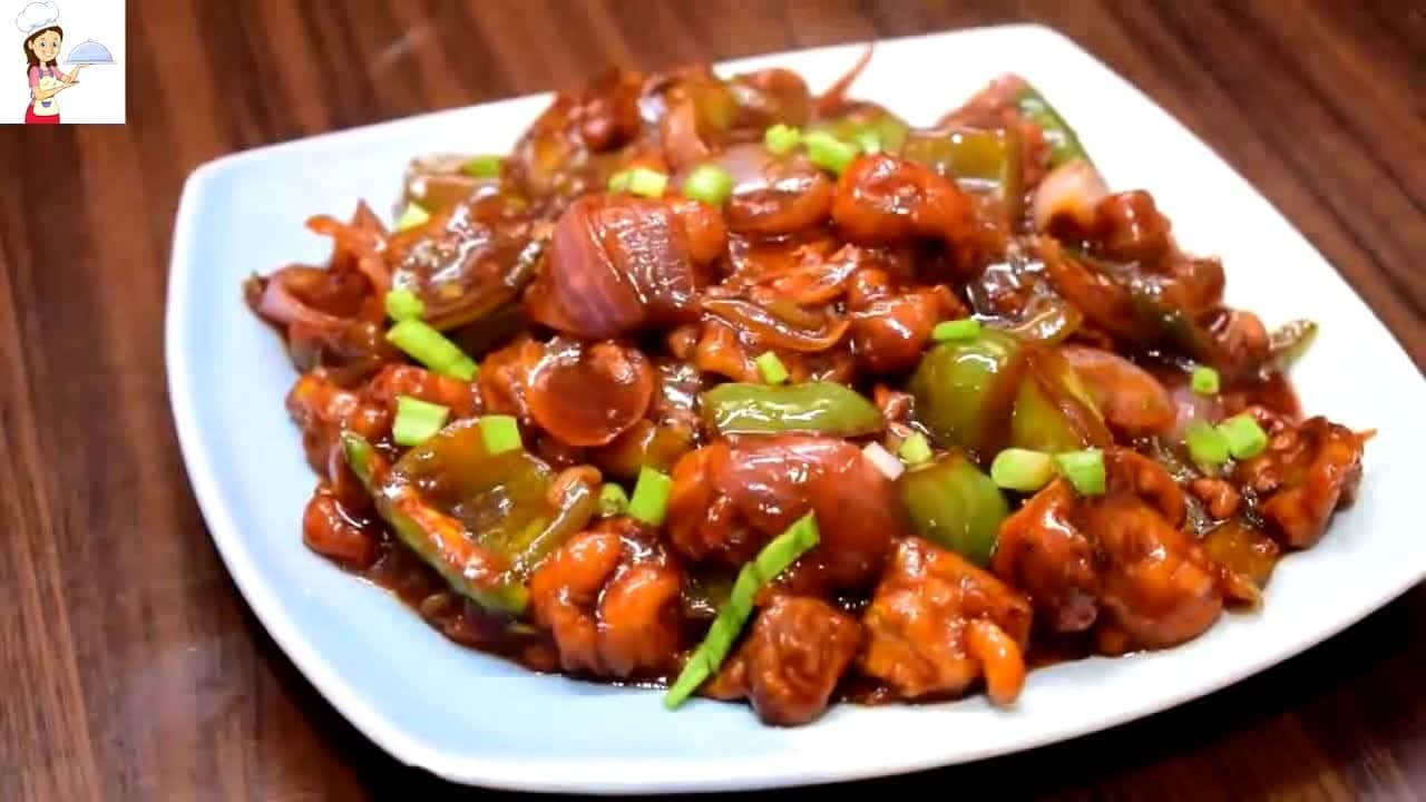 Chilli Mushroom Dry