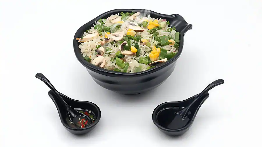 Veg Corn Mushroom Rice