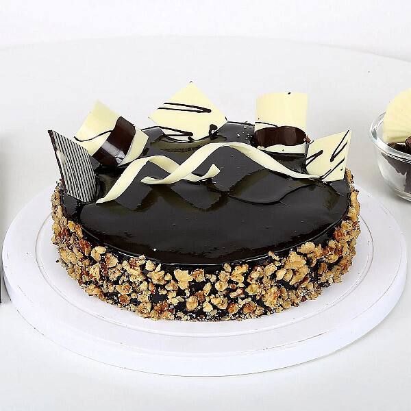 Truffle Walnut Cake