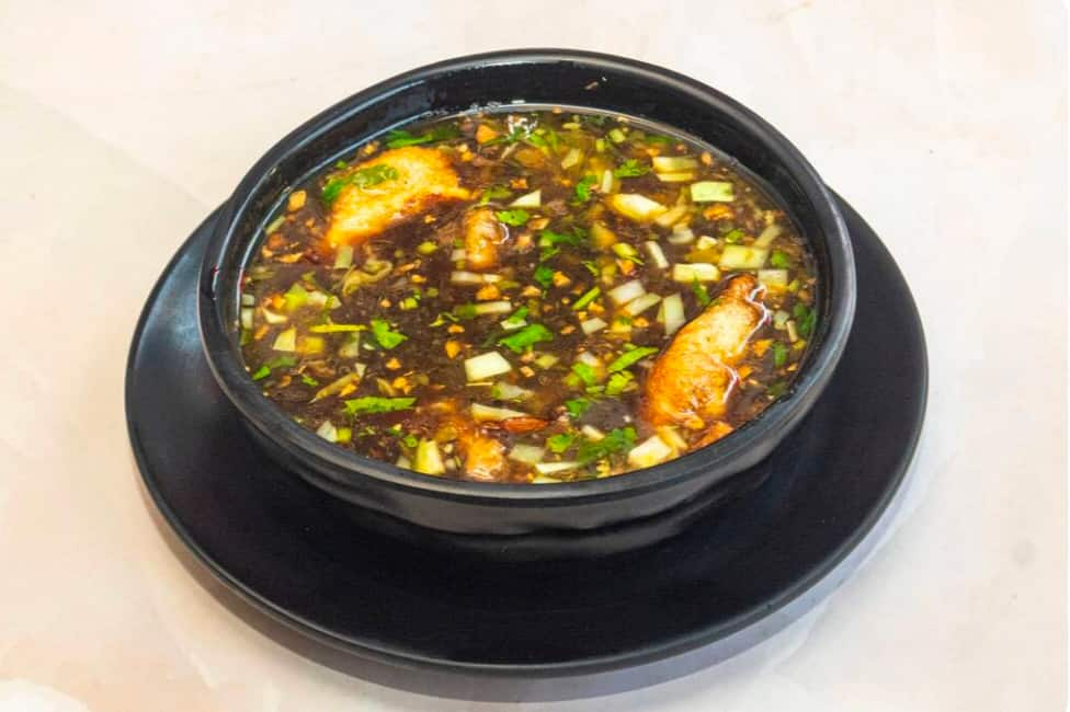 Chicken Manchurian Soup