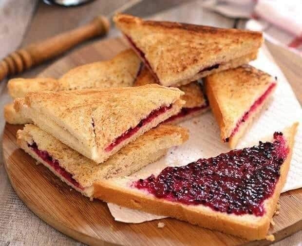Jam Toast Sandwich