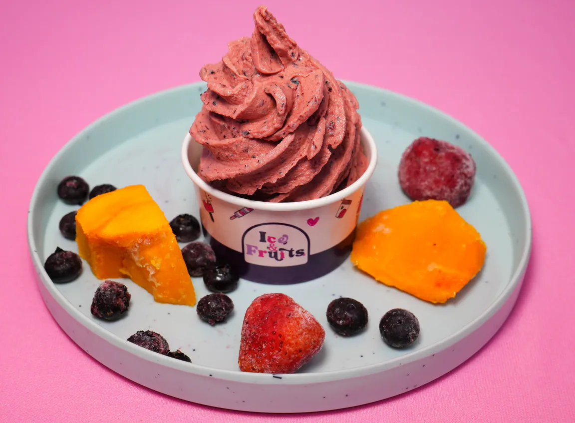 Mango Berries Ice Cream
