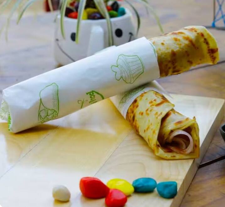 Veg Galauti Kebab Roll