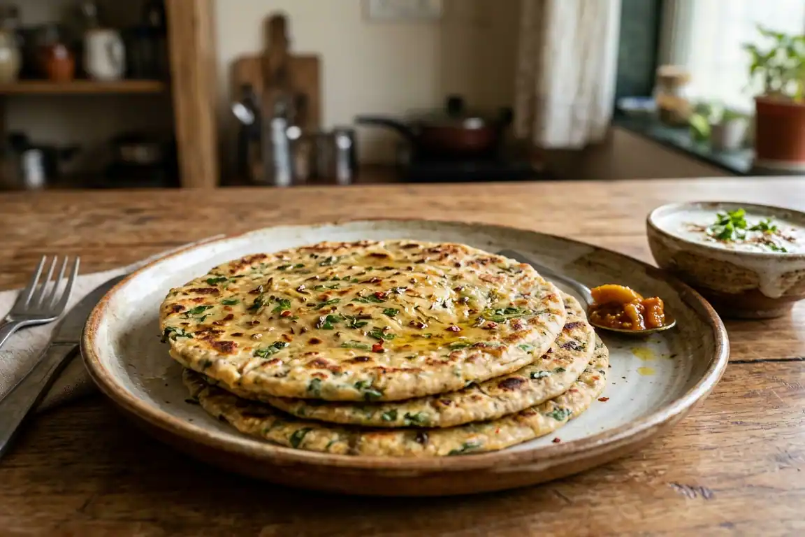 3 @ Methi Paratha
