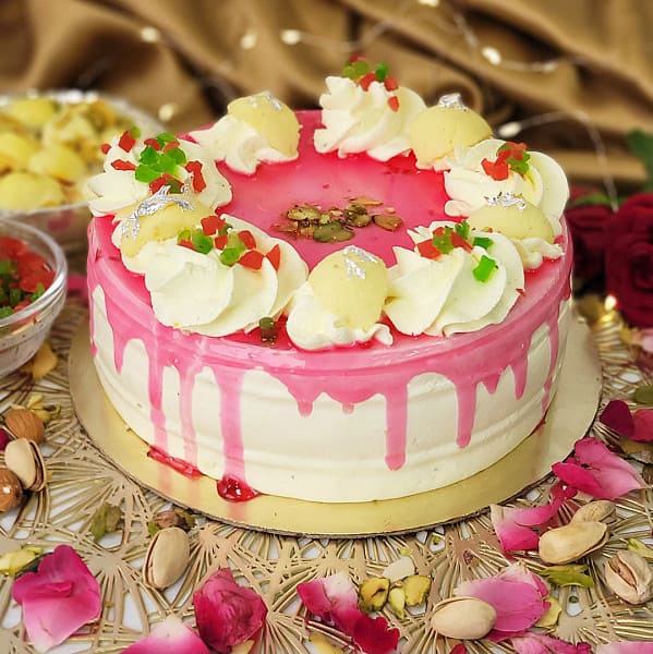 How To Make Rose Falooda Cake || Cake Design #23 - YouTube