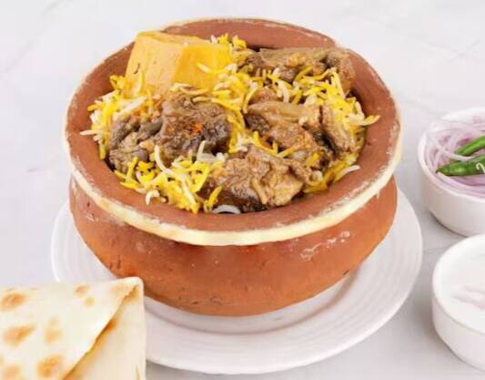 Mutton Handi Biryani [Serves 1]