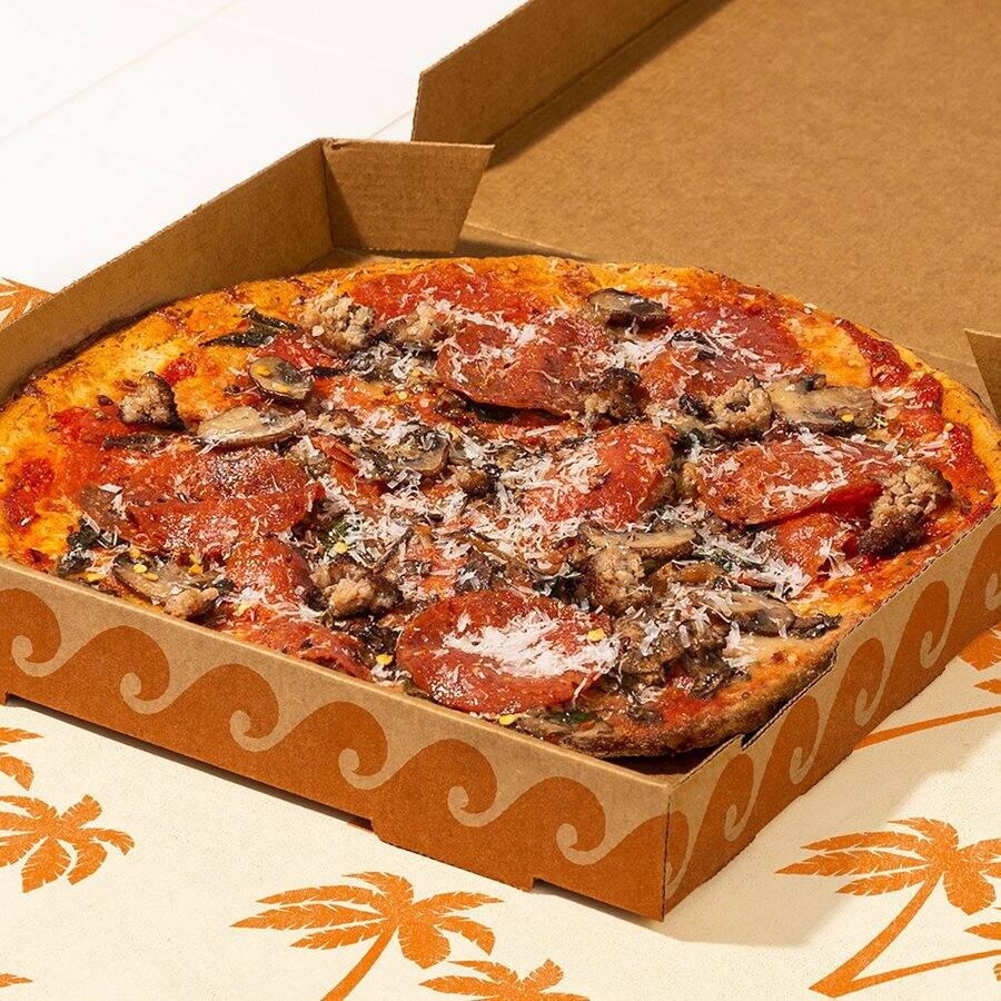 Sausage And Mushroom Pizza