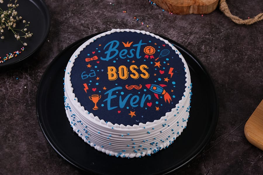 BOSS BIRTHDAY CAKE B