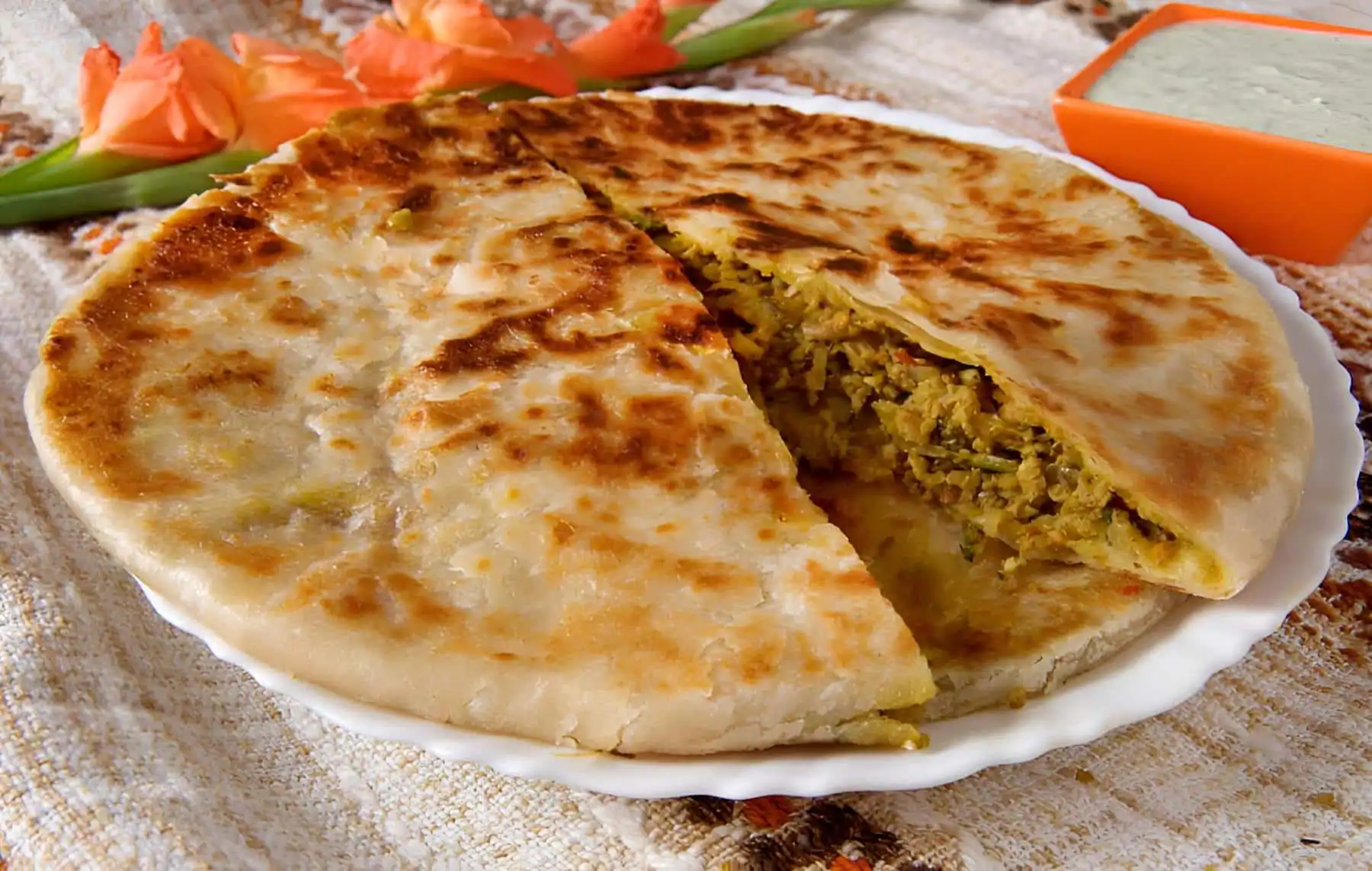 BBQ Chicken Paratha