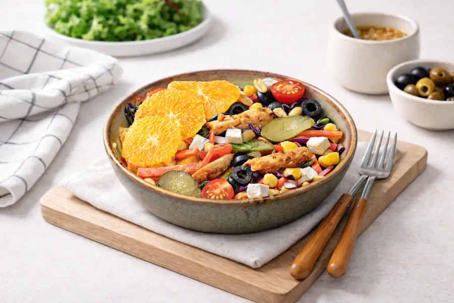 Nutty Orange Chicken Salad