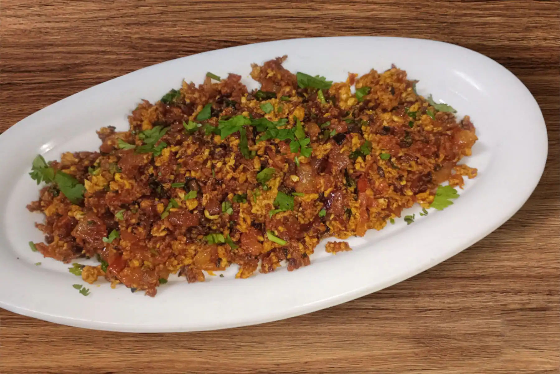 Egg Bhurji [Serves 1]