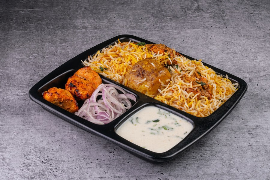 Chicken Tikka Biryani Combo [Serves 1]