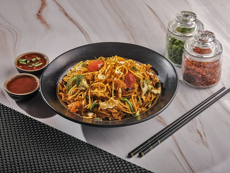 Egg Singapore Noodles