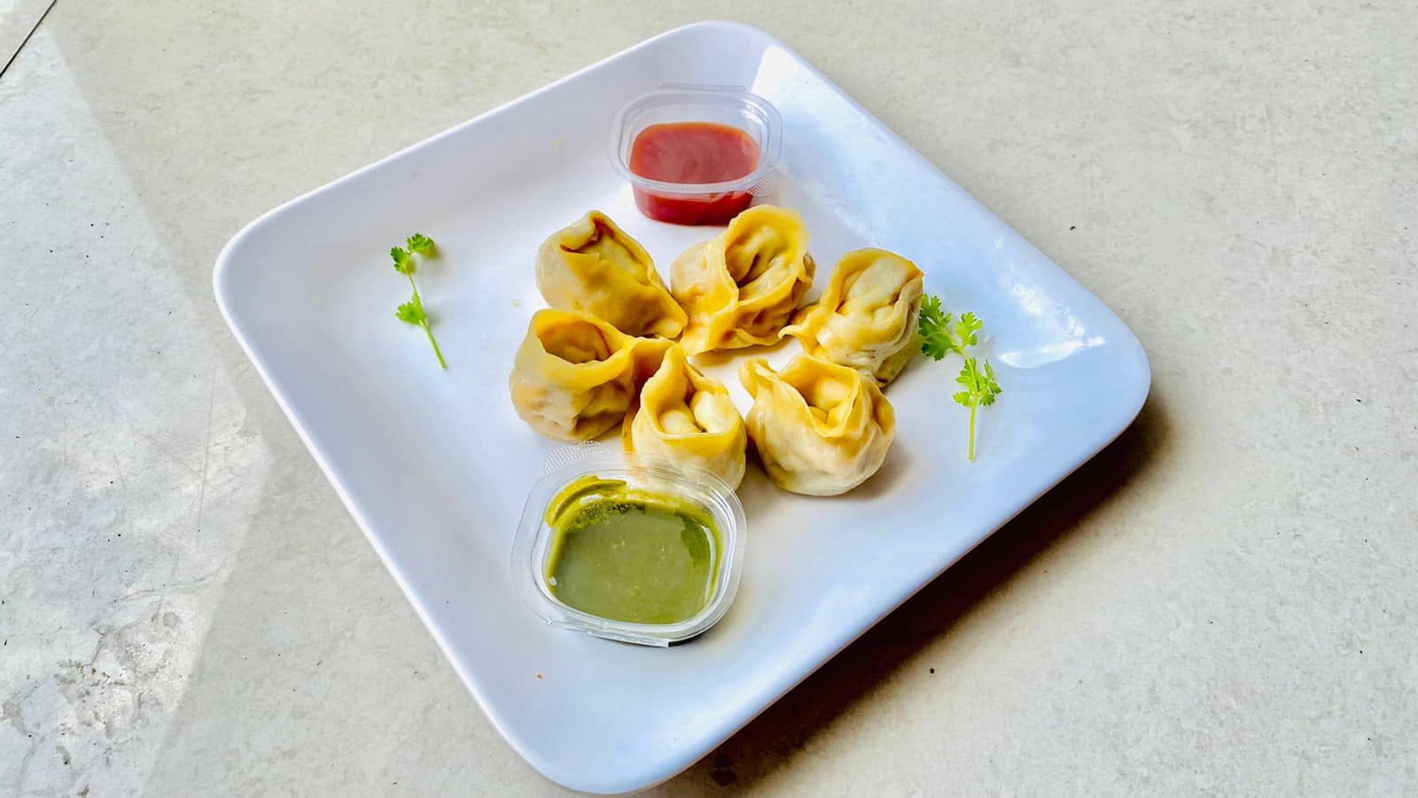 Veg Steamed Momos [7 Pieces]