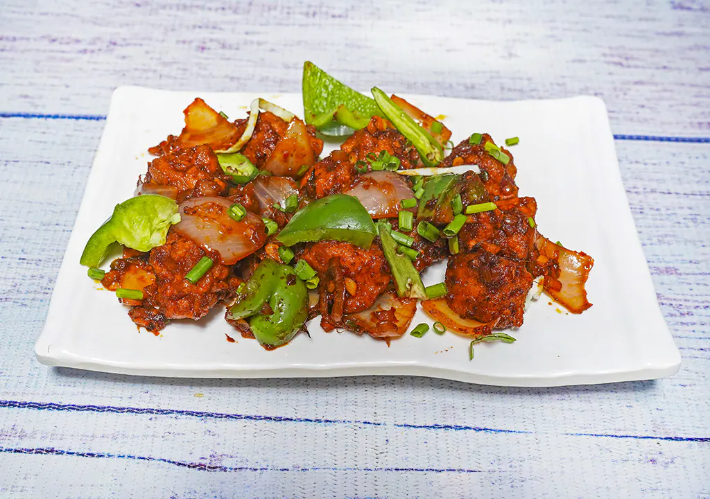 Chilli Chicken Dry [8 Pieces]