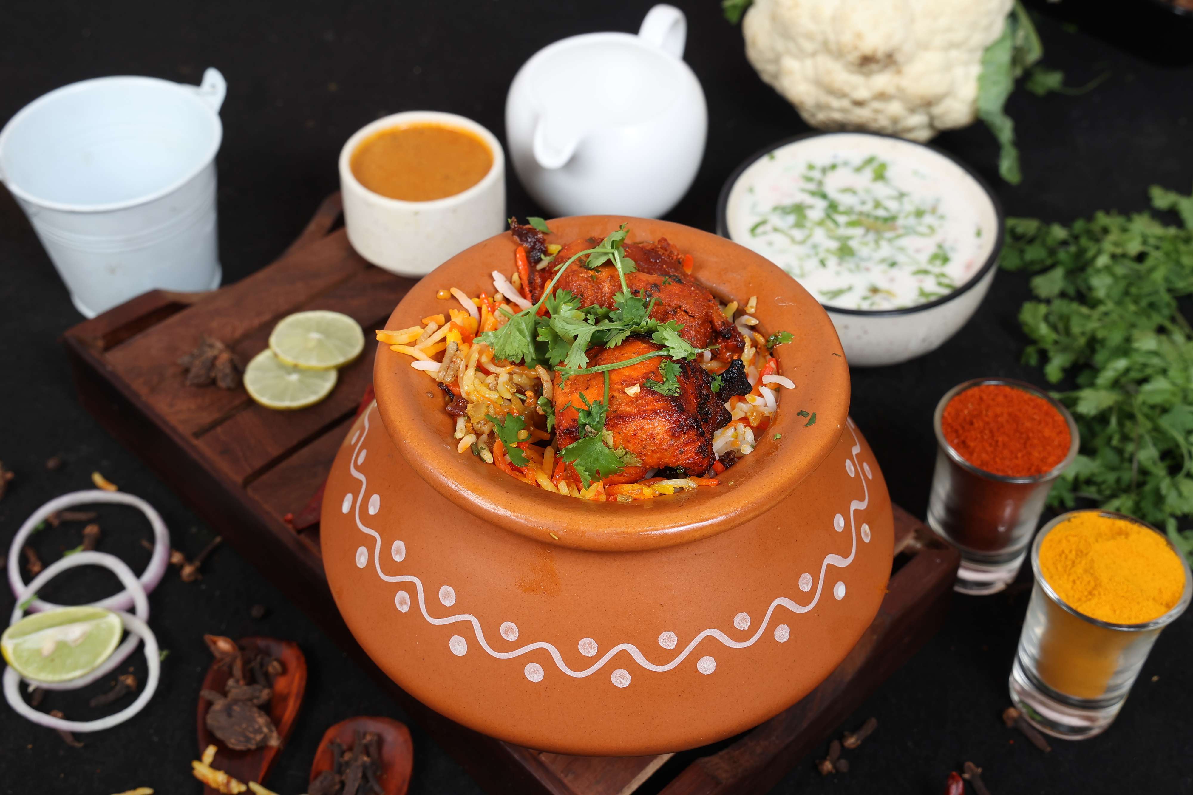 Chicken Masala Biryani Handi (Boneless)