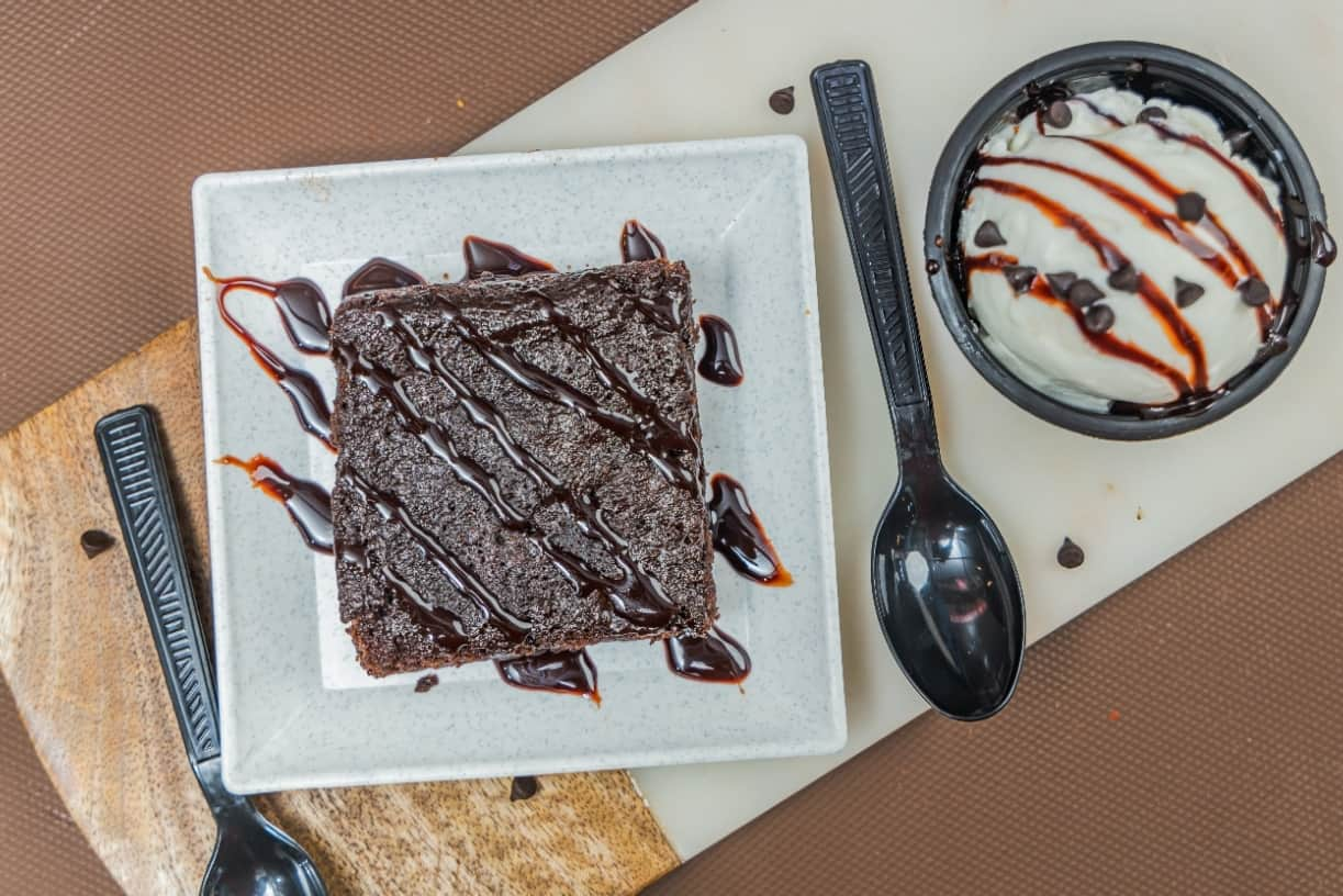 Brownie With Icecream