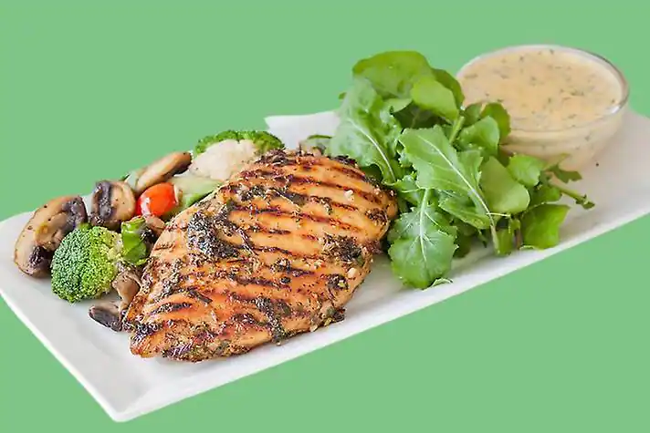 Grilled Keto Chicken Steak With Greens