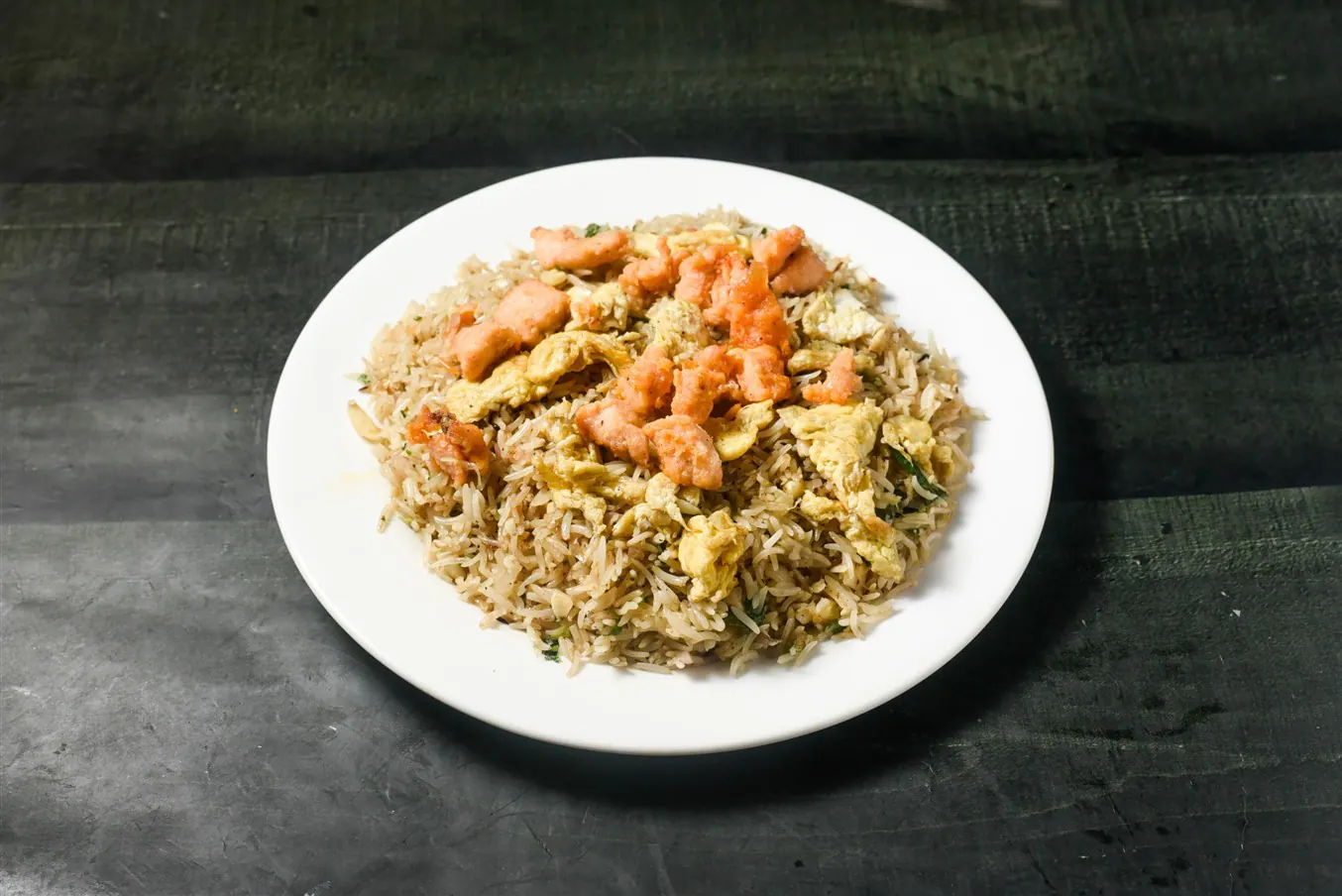 Egg Chicken Garlic Rice