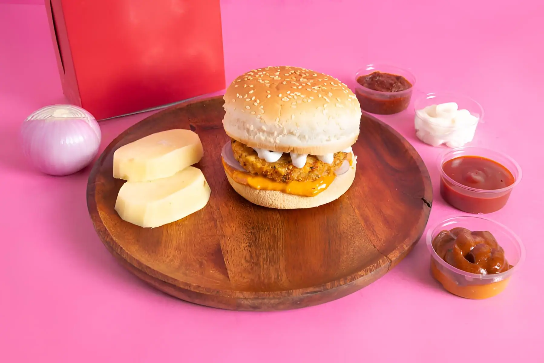 Aloo Burger.