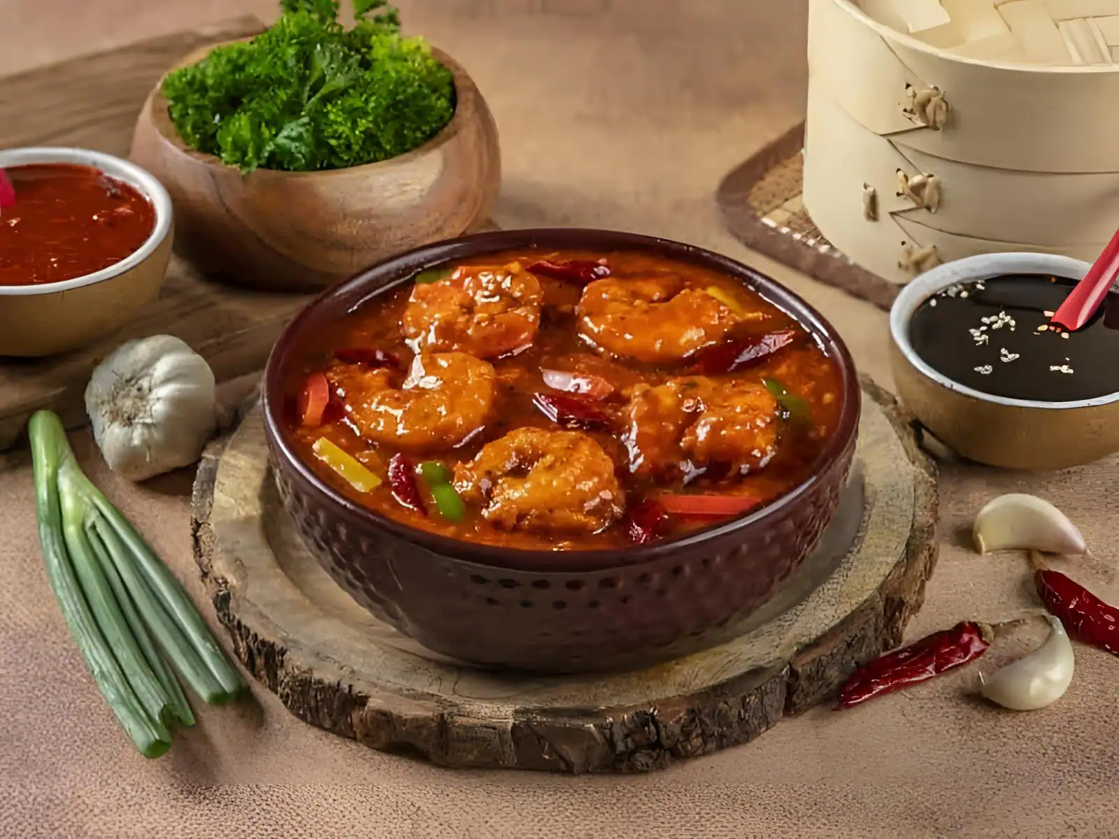 Prawns Peri Peri Gravy