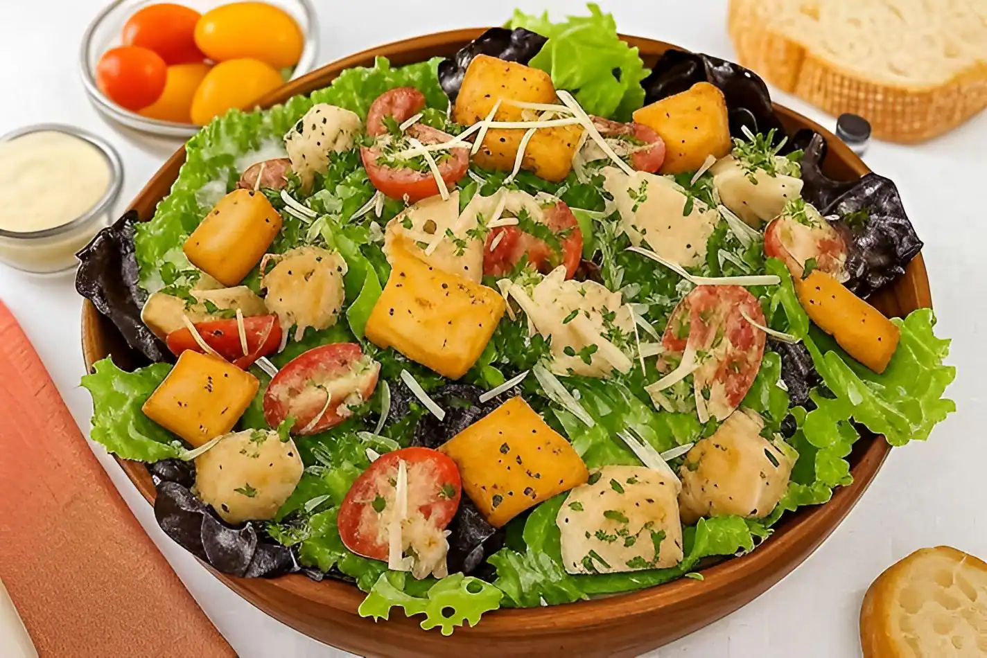 Mini Chicken Caesar Salad